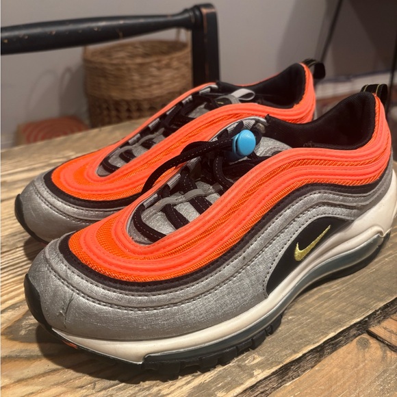 Nike Shoes - Nike Women's Sneakers - Orange, Silver, Black